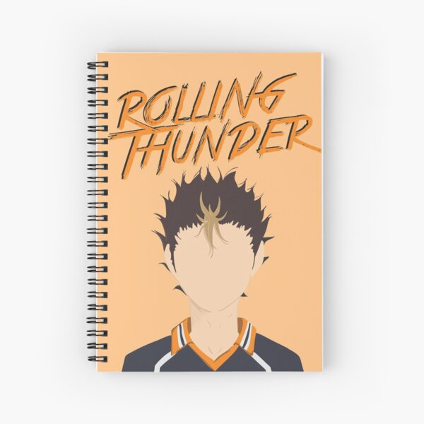 Nishinoya Yuu Minimal Spiral Notebook