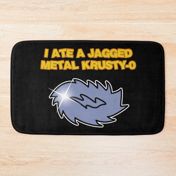 Item preview, I Ate A Jagged Metal Krusty-O designed and sold by 90sOE.