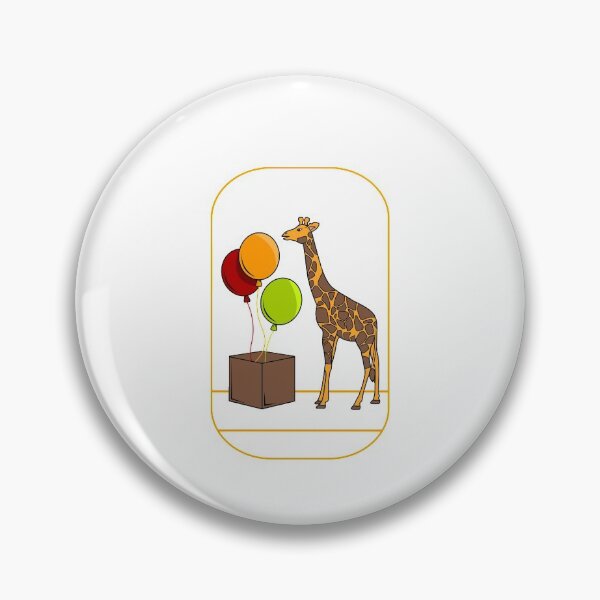 Artikelvorschau, Giraffe mit Luftballons entworfen und verkauft von Snabdesign84.