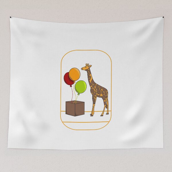 Item preview, Giraffe with Ballons designed and sold by Snabdesign84.