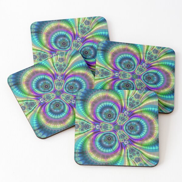 Item preview, abstract fractal design with circles designed and sold by pinkal.