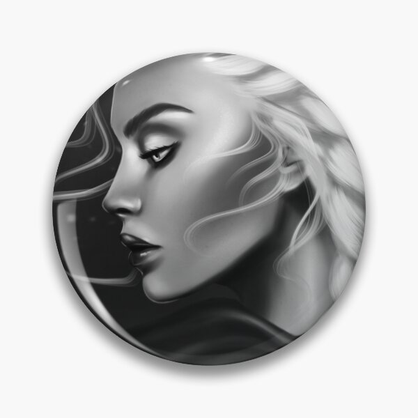 Item preview, Manon Blackbeak (b&w) designed and sold by Katie Morgan.