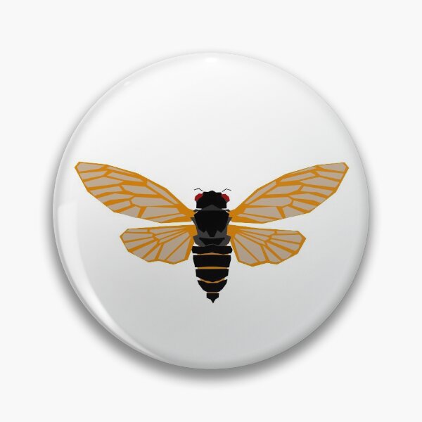 Item preview, Cicada Geometric Wildlife designed and sold by WildByNature.