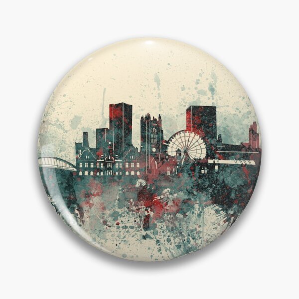 Item preview, manchester skyline  designed and sold by BekimART2.