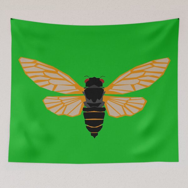 Item preview, Cicada Geometric Wildlife designed and sold by WildByNature.