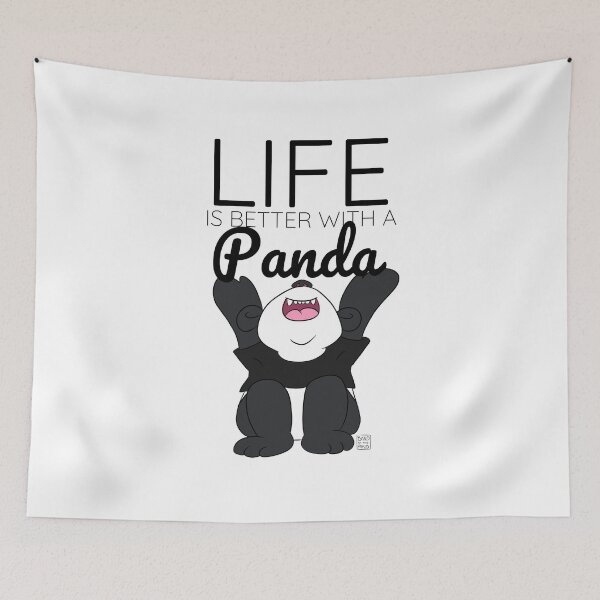 Item preview, Life Is Better With A Panda - Funny Panda designed and sold by BandOfThePand.