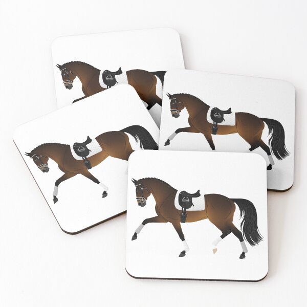 Item preview, Dark Bay Dressage Horse - Equine Rampaige designed and sold by equinerampaige.