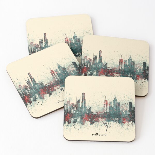 Item preview, melbourne skyline designed and sold by BekimART2.
