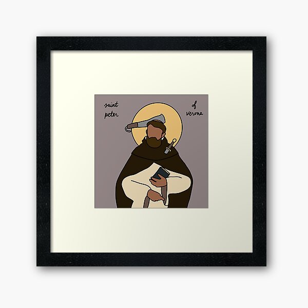 Saint Peter of Verona Framed Art Print