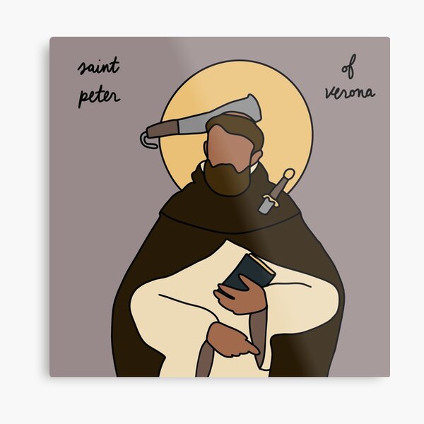 Saint Peter of Verona Metal Print