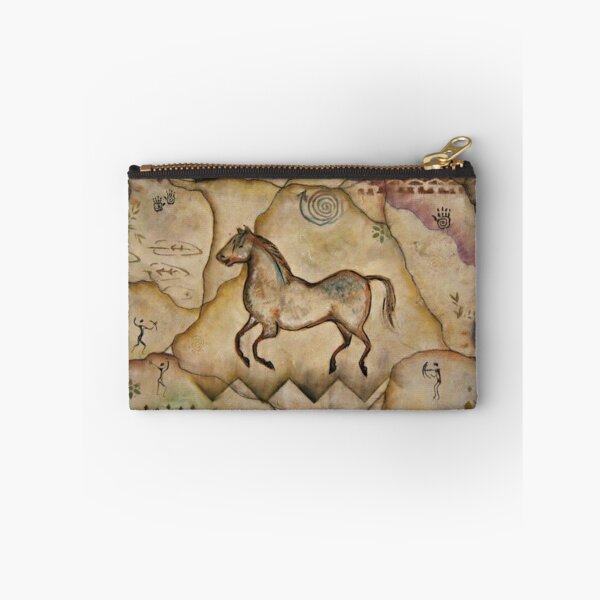 Item preview, War Horse / Native Cave Art / Lascaux / Painted Pony / Native American / Hunter designed and sold by artenvironments.