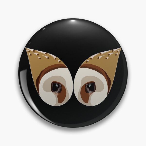 Item preview, Barn Owl Eyes - Black Mask designed and sold by BirdGlamour.