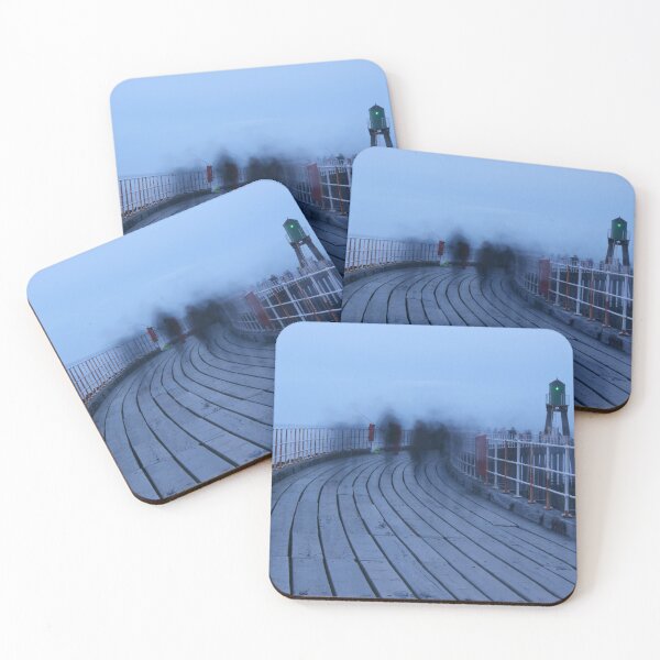 Item preview, Ghostly Figures - Whitby Pier designed and sold by MikeSandersonPix Ltd.