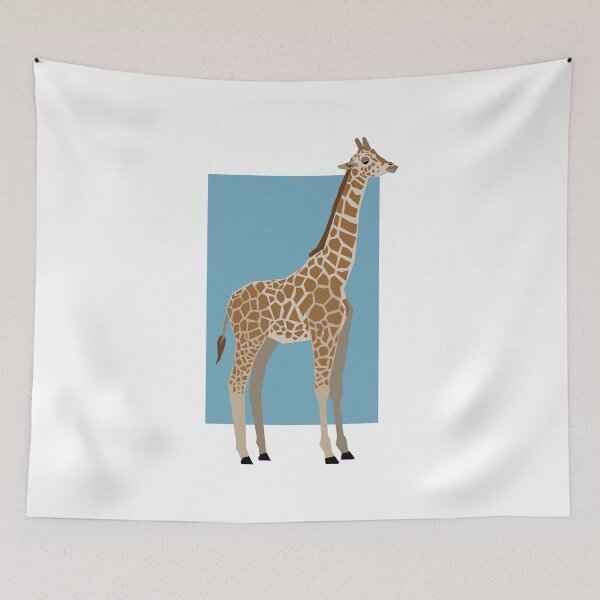 Item preview, Giraffe Geometric Wildlife Art designed and sold by WildByNature.