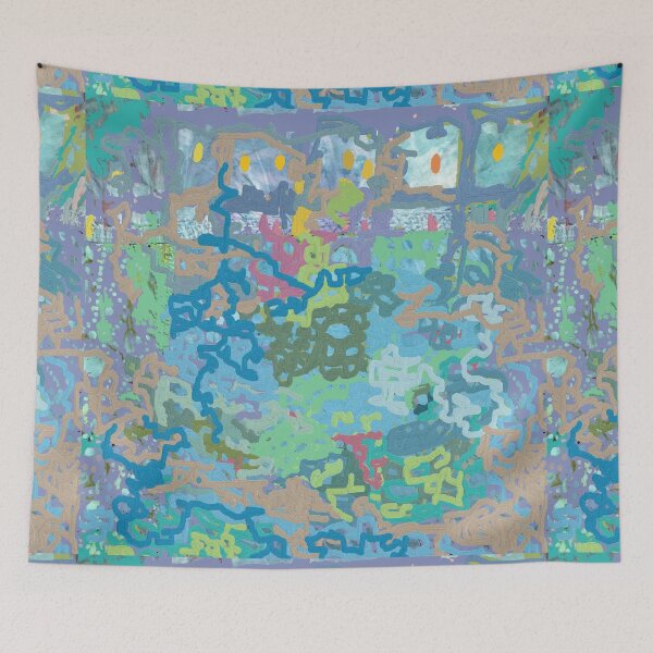 Item preview, Underground Tunnels mixed media, photography, digital, fabric, paint designed and sold by djrunnels.