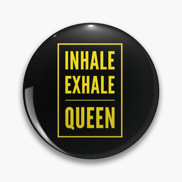 Item preview, inhale exhale queen yoga meditation  designed and sold by LioPart.
