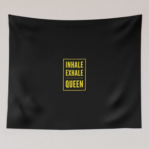 Item preview, inhale exhale queen yoga meditation  designed and sold by LioPart.