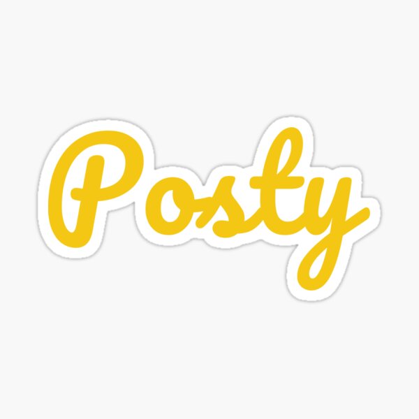 Item preview, POSTY cursive post  designed and sold by arisovsic19.