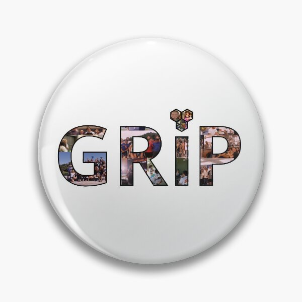 Artikelvorschau, GRiP Collage Logo Schwarz und Weiß entworfen und verkauft von gripperz.