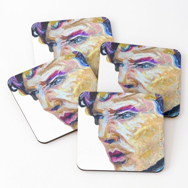 Item preview, Oil Pastel Portrait of Sherlock Holmes designed and sold by ArtsyAesthetic1.