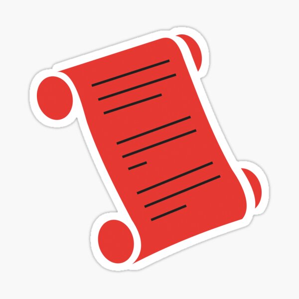 The Forbidden Scrolls Sticker