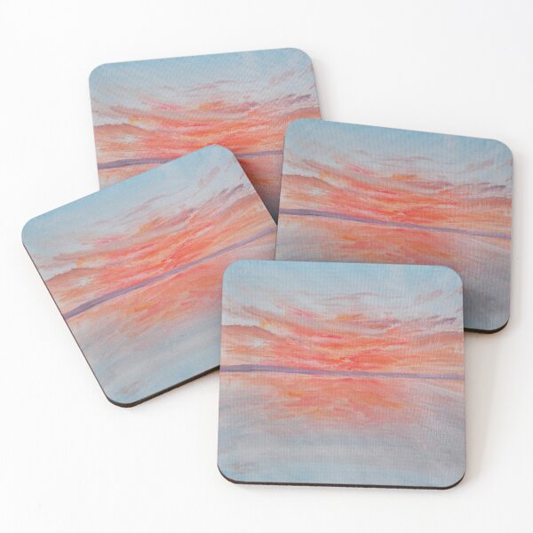 Item preview, Pink Ocean Sunset designed and sold by LilyDoveDesigns.