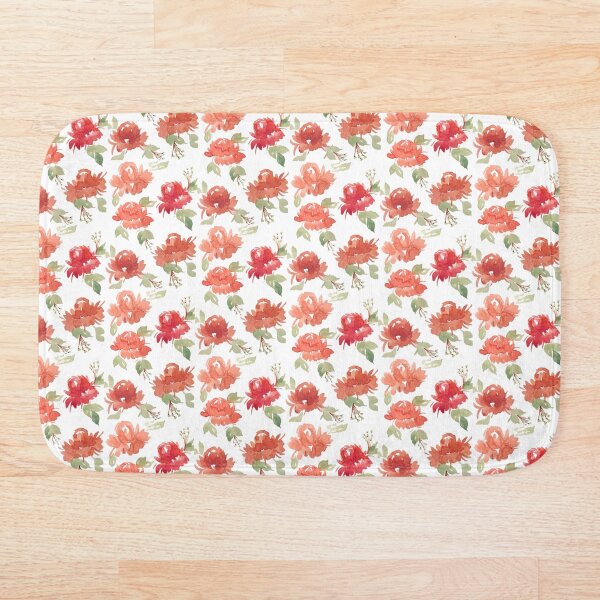Aperçu de l'œuvre Petites pivoines orange rouge créée et vendue par Jeanette Cefre.