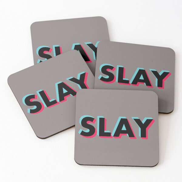 Item preview, Slay Glitch Black designed and sold by BeyondTheDeck.
