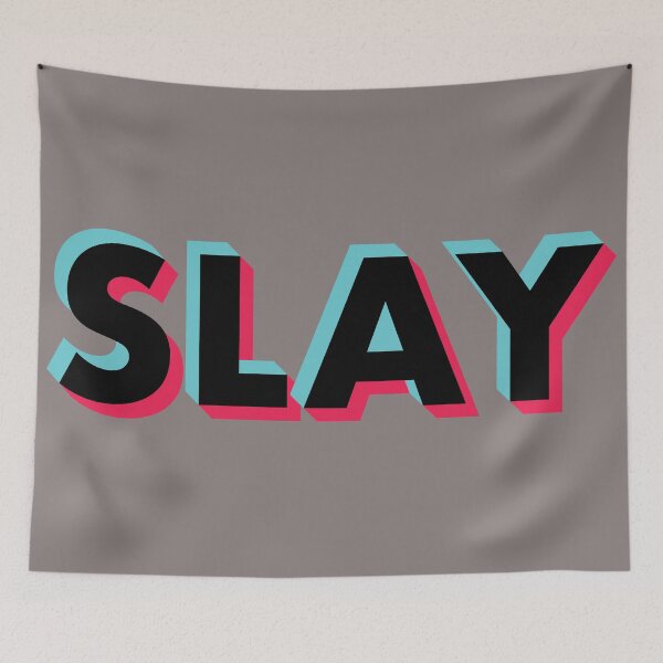 Item preview, Slay Glitch Black designed and sold by BeyondTheDeck.