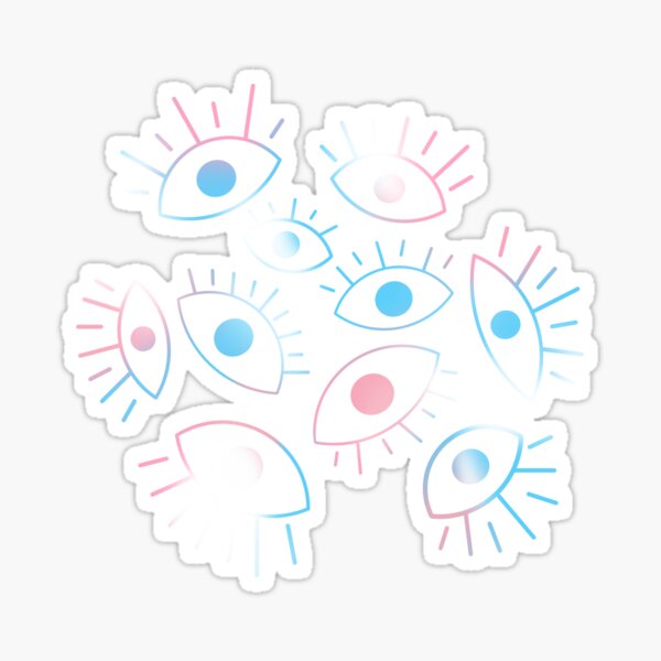 Item preview, Eyes of the Void - Transgender Pride designed and sold by rollingtape.
