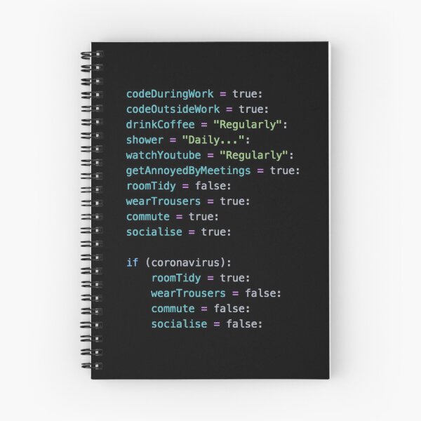Item preview, Corona Coder Checklist designed and sold by BalfrogClothing.