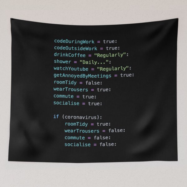 Item preview, Corona Coder Checklist designed and sold by BalfrogClothing.