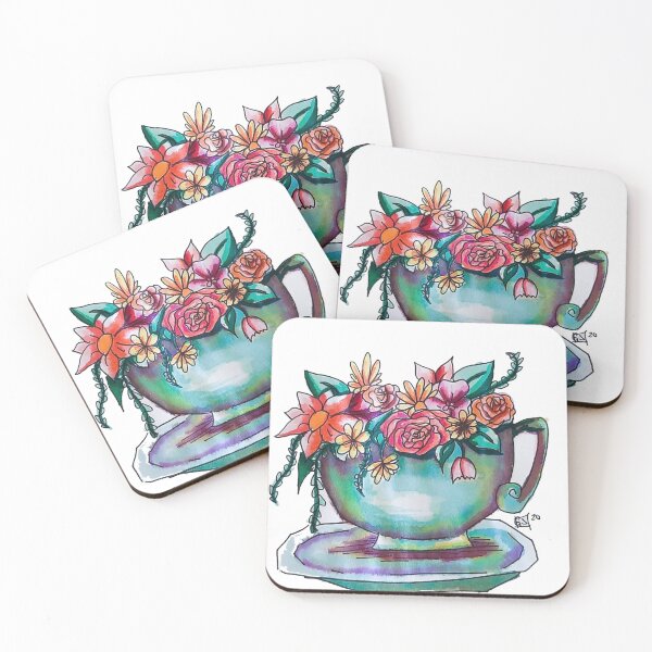 Item preview, Floral Teacup! designed and sold by Gabrielle Struzik.