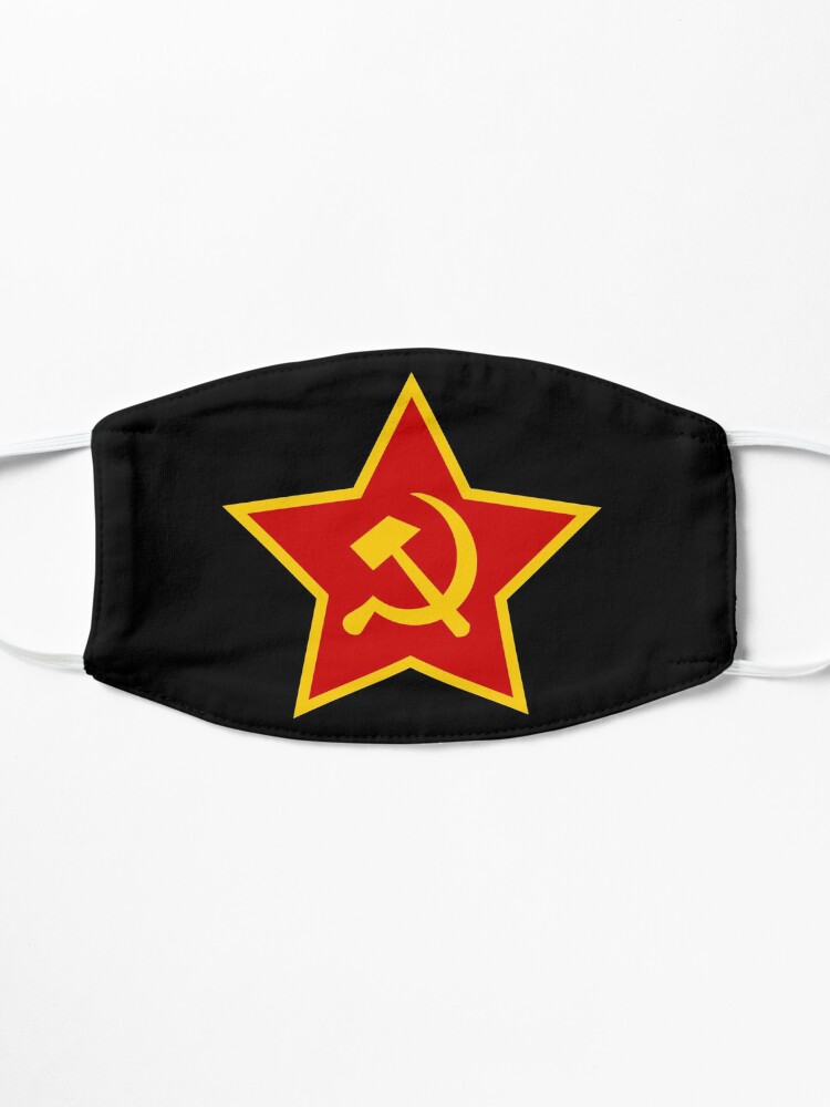 Alternate view of Soviet Red Army Hammer and Sickle ☭ Mask