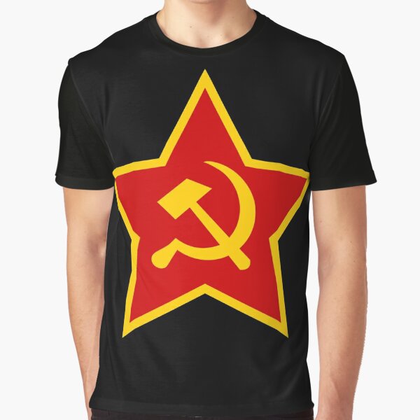 Soviet Red Army Hammer and Sickle ☭ Graphic T-Shirt