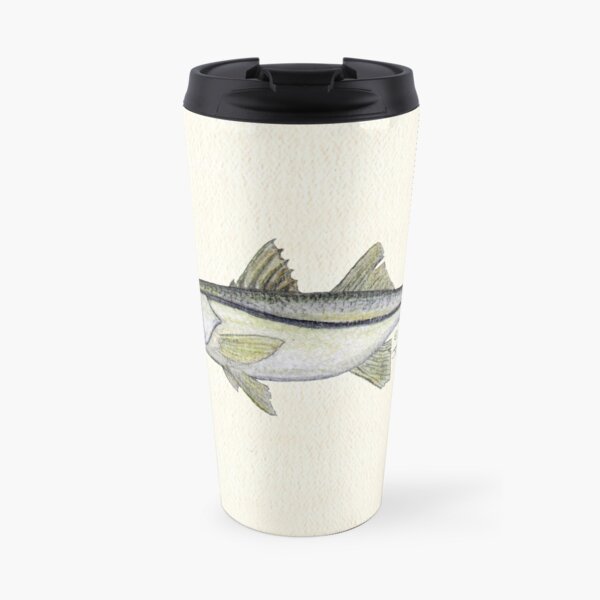 "Snook" by Amber Marine ~ watercolor fish art, © 2013 Travel Coffee Mug