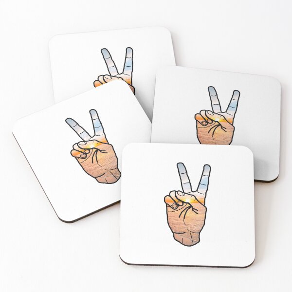 Item preview, sunset peace sign designed and sold by ewelborn.