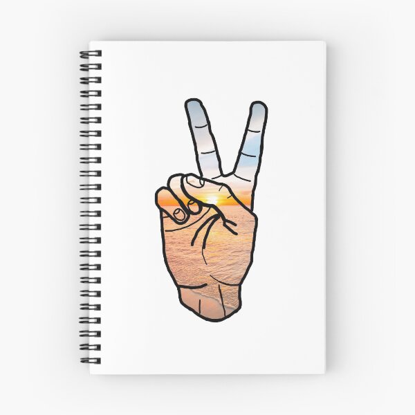 Item preview, sunset peace sign designed and sold by ewelborn.