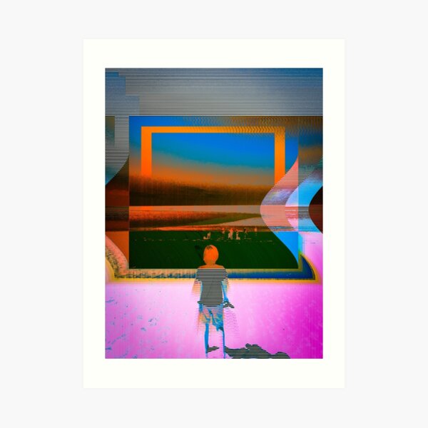 Beyond the window Art Print