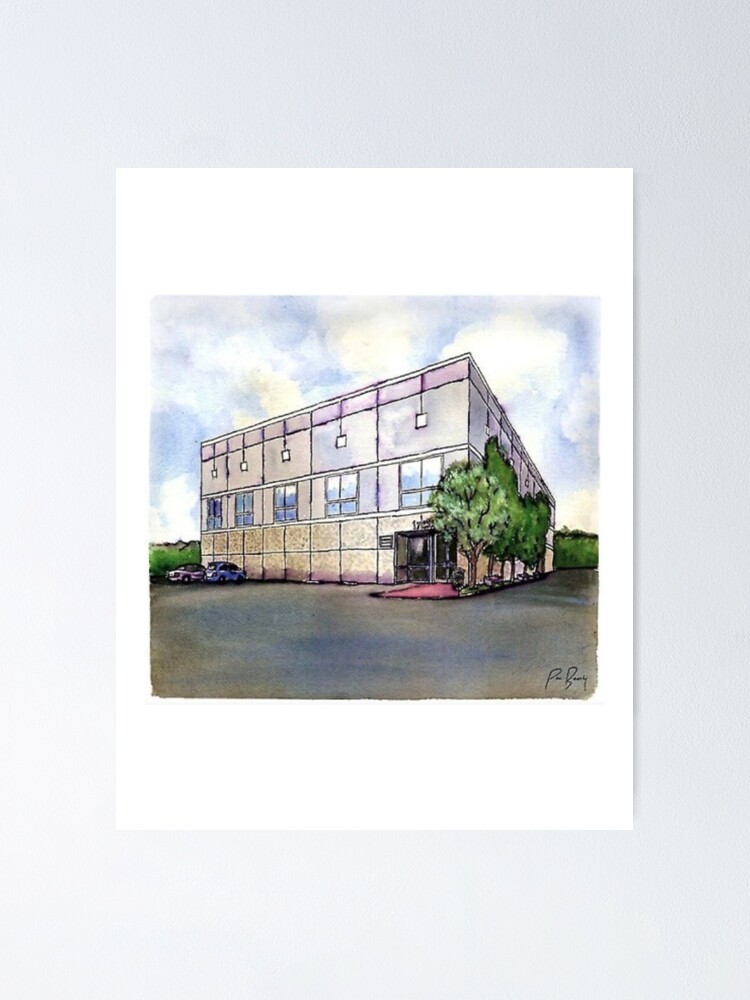 The Office Pam's Watercolor Dunder Mifflin Scranton 