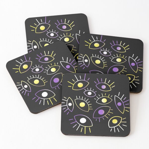Item preview, Eyes of the Void - Nonbinary Pride designed and sold by rollingtape.