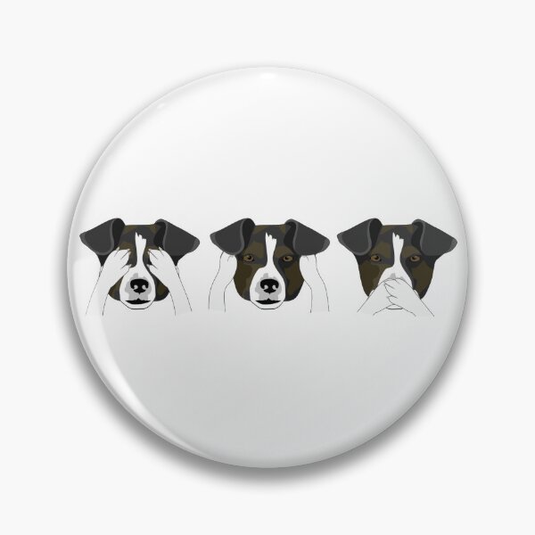 Item preview,  the 3 wisdom dogs designed and sold by beoubeou.