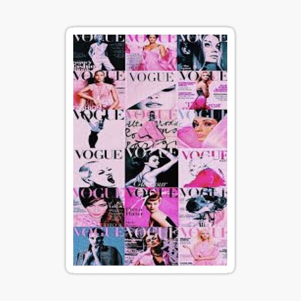 vogue rose Sticker