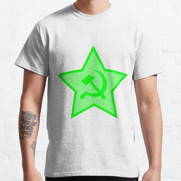 Green Star, Hammer, and Sickle Classic T-Shirt