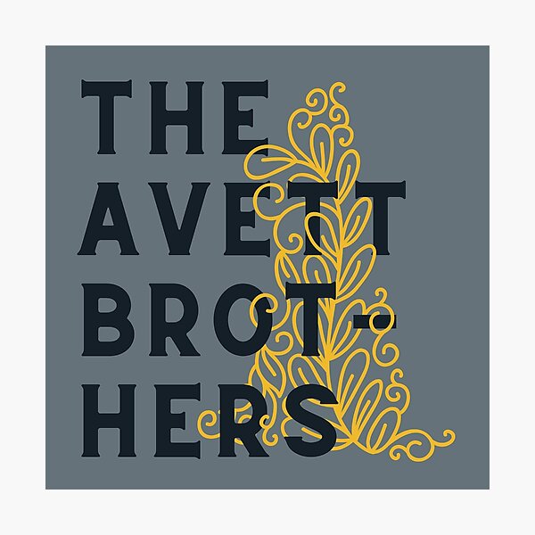 The Avett Brothers // Ornament Illustration Photographic Print