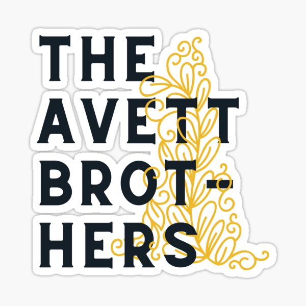 The Avett Brothers // Ornament Illustration Sticker