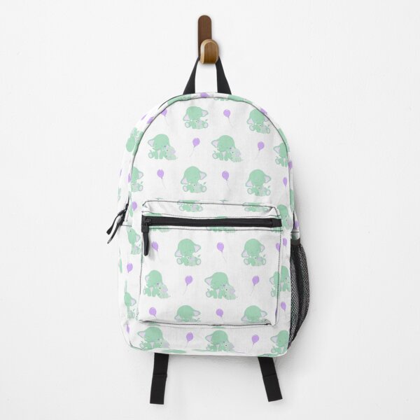 Item preview, Elephants - Green and Purple designed and sold by PeppermintCreek.