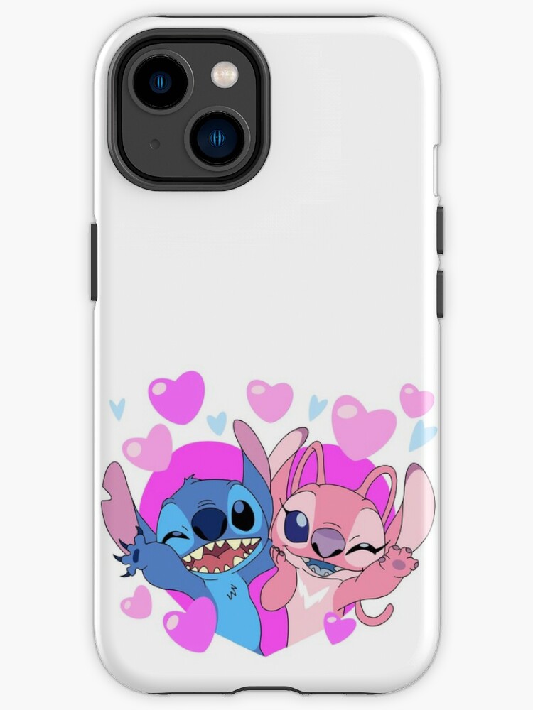 Funda para iPhone 12 Mini Oficial de Disney Angel & Stitch Beso - Lilo &  Stitch
