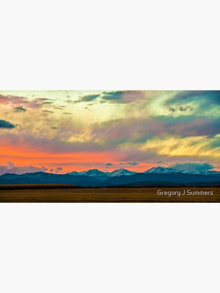 Mummy Range Sunset by nikongreg
