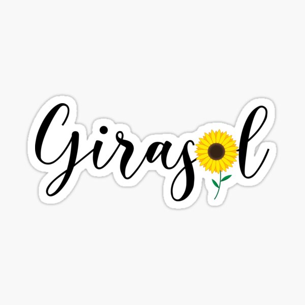 Girasol Stickers for Sale | Redbubble